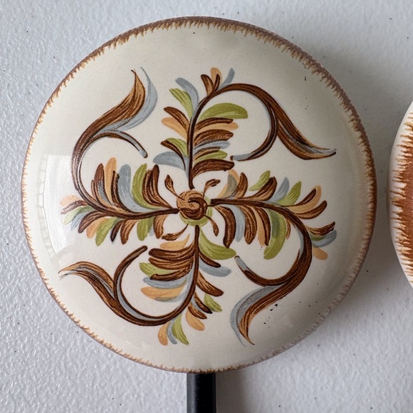 Southern Living at Home Alfresco Hooks Set of 2 Gail Pittman Home Artsy Ceramic - Picture 3 of 6